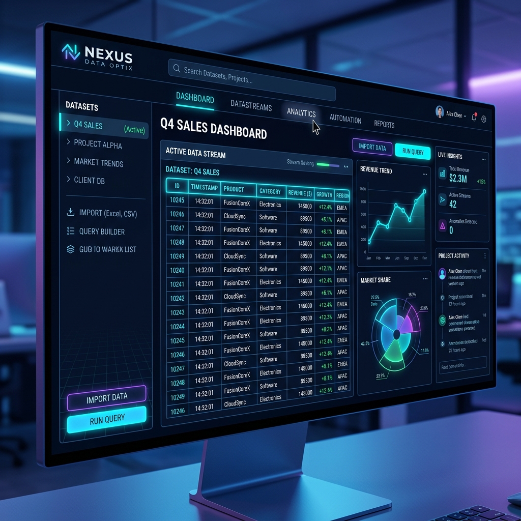Interface de Banco de Dados Futurista